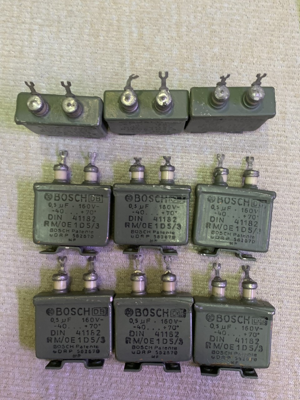 Tụ Bosch 0,5µF/160v NOS